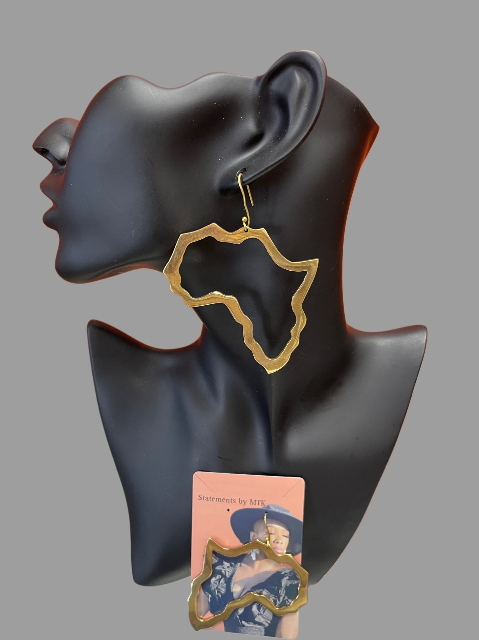 Map Of Africa Earrings